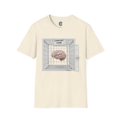 Comfort Zone Illusion - Light Blue Graphic T-Shirt