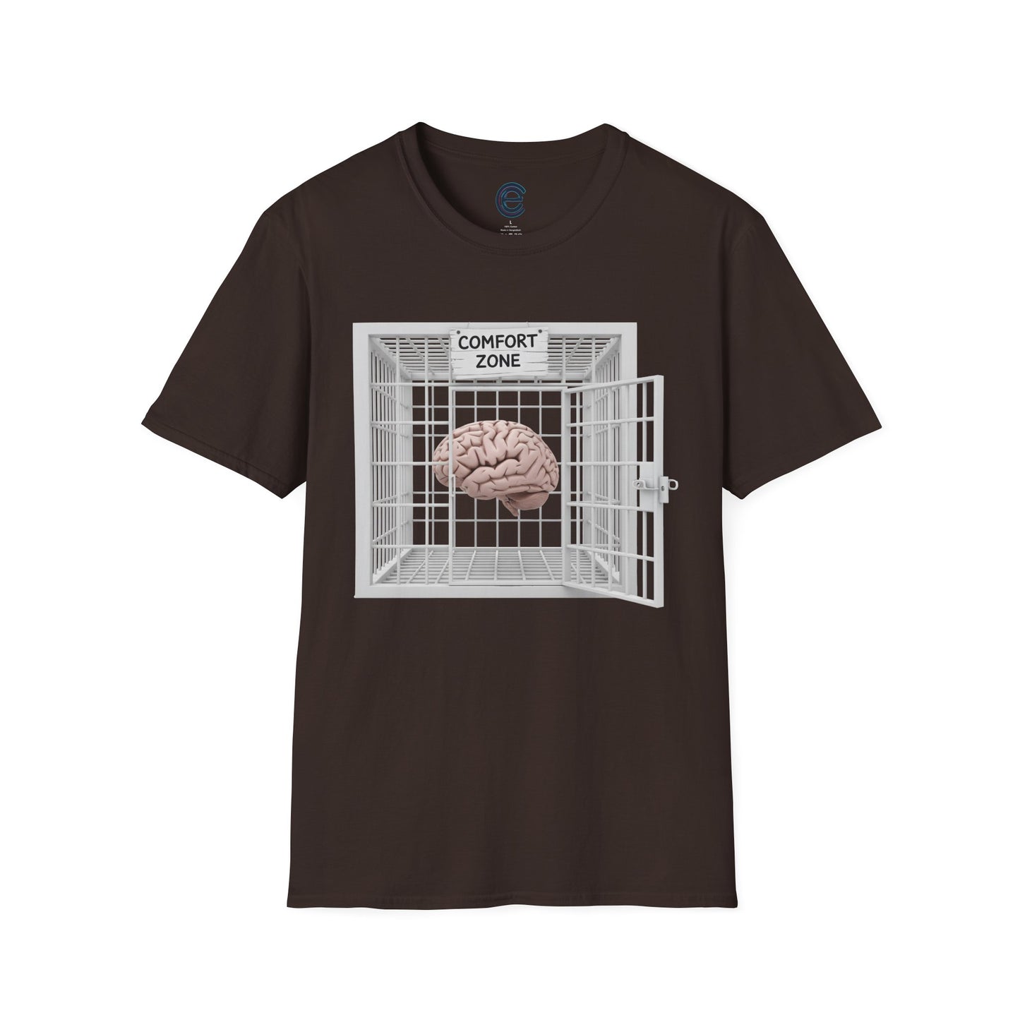 Comfort Zone Illusion - Natural Graphic T-Shirt