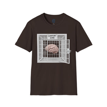Comfort Zone Illusion - Natural Graphic T-Shirt