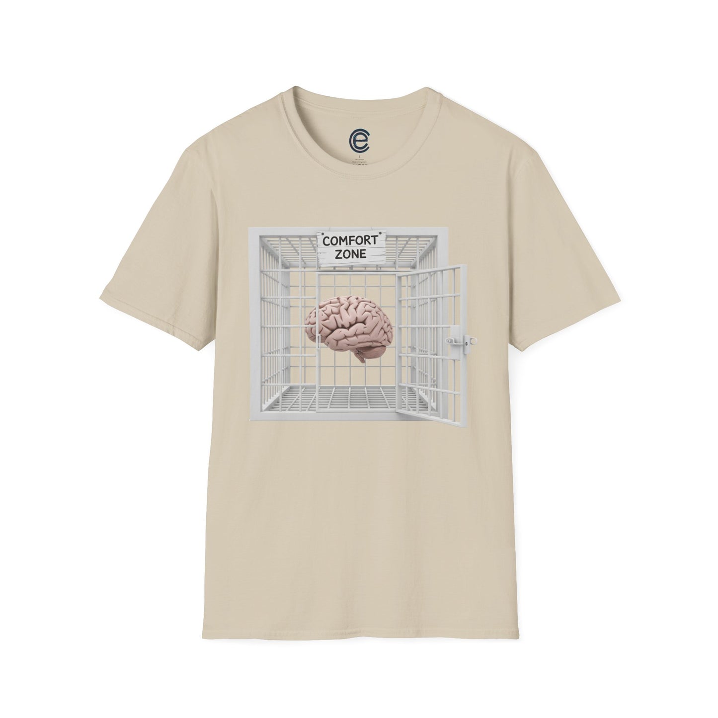 Comfort Zone Illusion - Sand Graphic T-Shirt