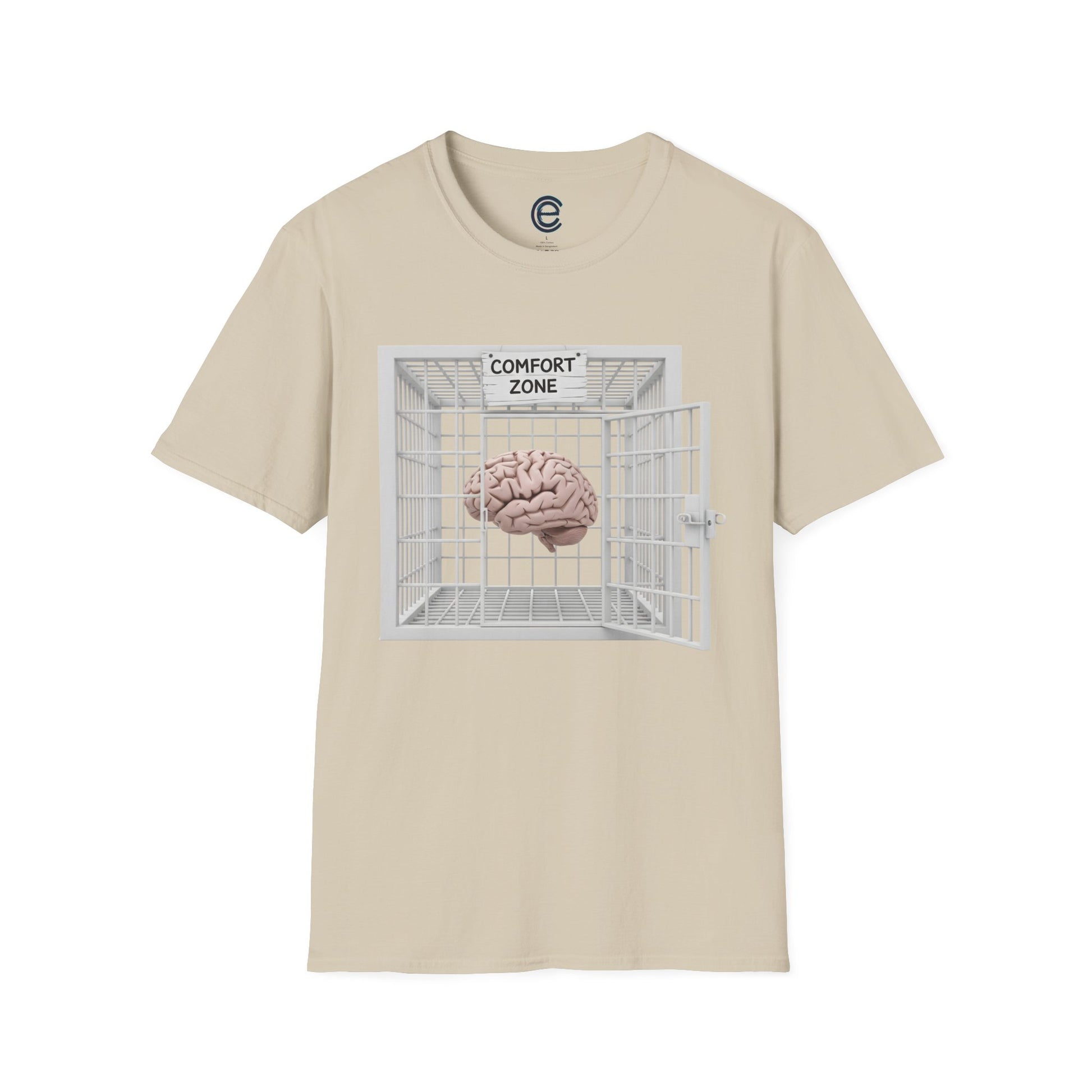 Comfort Zone Illusion - Sand Graphic T-Shirt