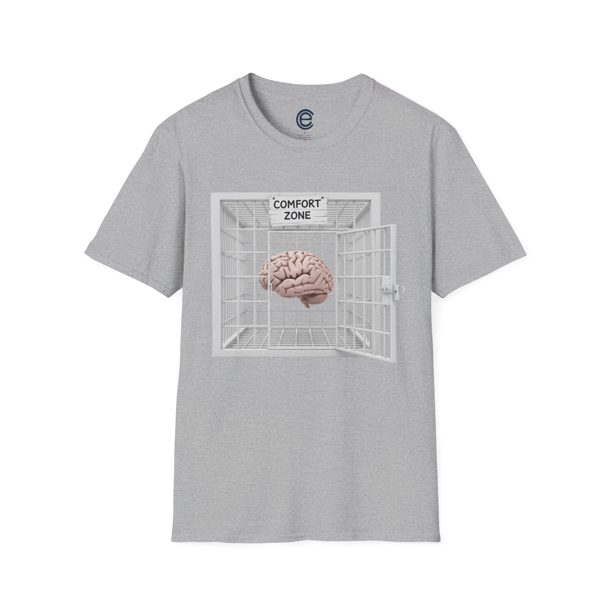 Comfort Zone Illusion - Sport Grey Graphic T-Shirt