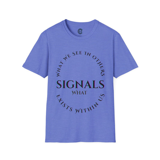 Exists Within Us v4 - Heather Royal Graphic Tee: Inner Work, Self-Awareness, Jungian Psychology. Projection, Consciousness, The Examined Life, Minimalist