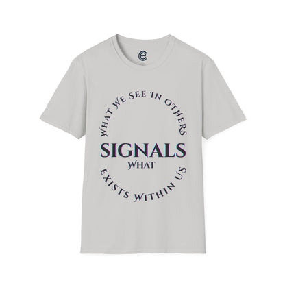 Exists Within Us v4 - Ice Grey Graphic T-Shirt
