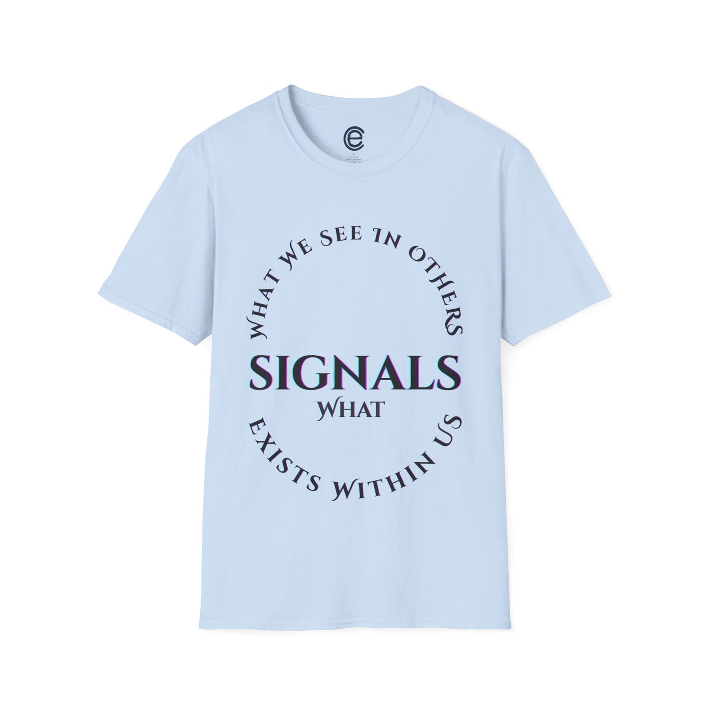 Exists Within Us v4 - Light Blue Graphic T-Shirt