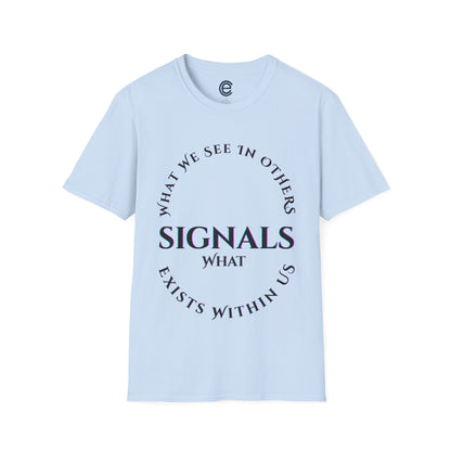 Exists Within Us v4 - Light Blue Graphic T-Shirt