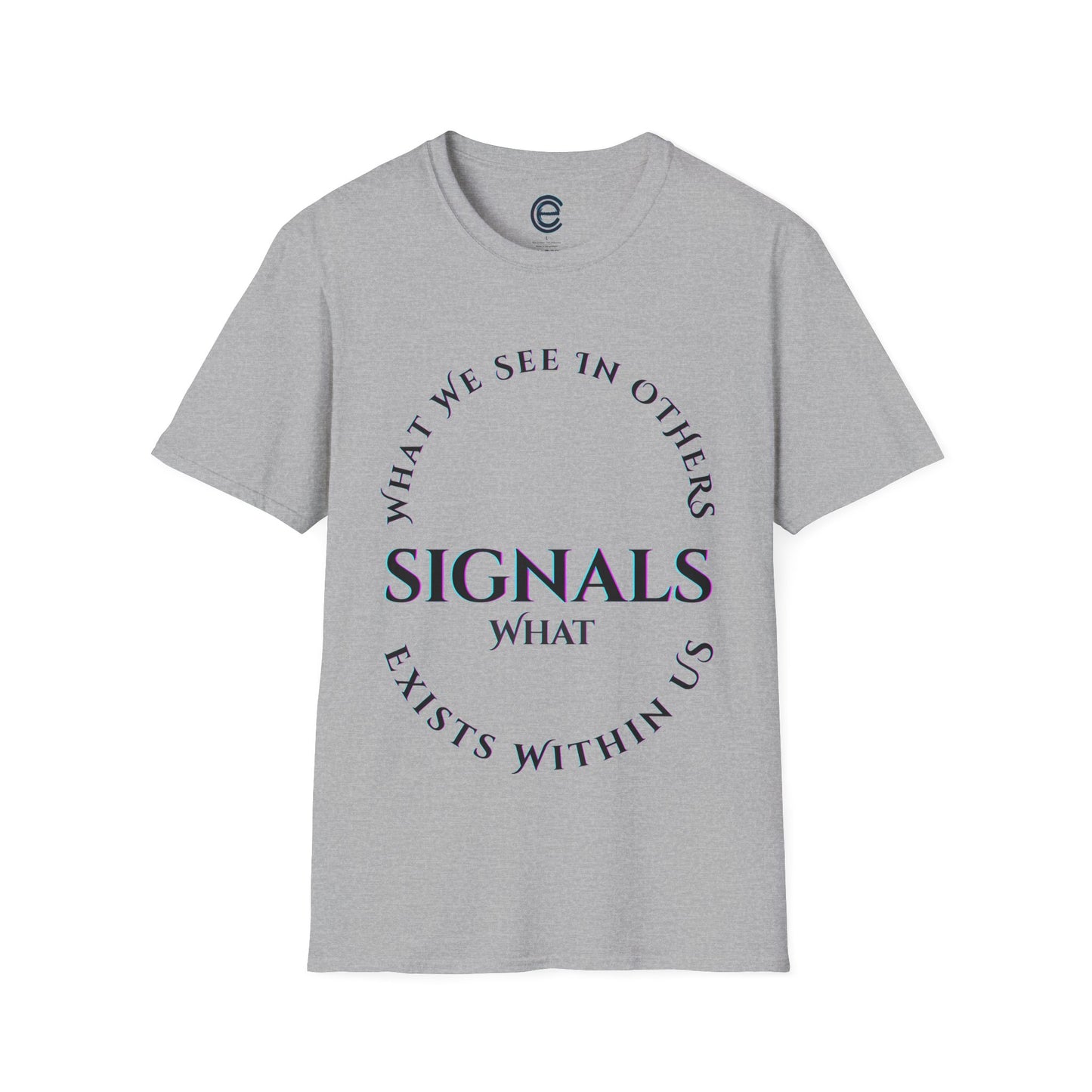 Exists Within Us v4 - Sport Grey Graphic T-Shirt