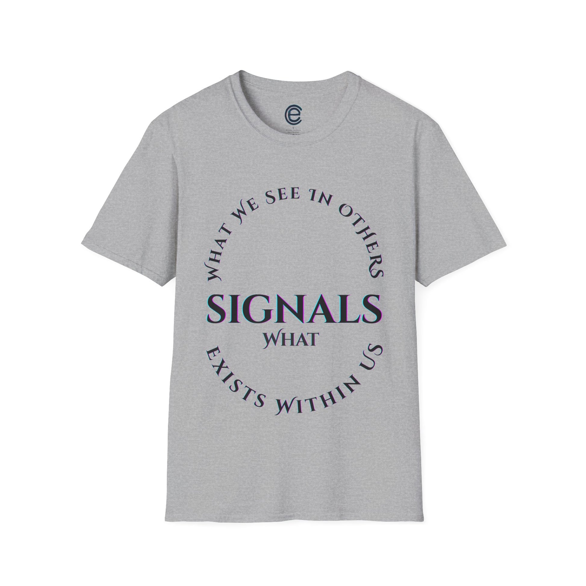 Exists Within Us v4 - Sport Grey Graphic T-Shirt