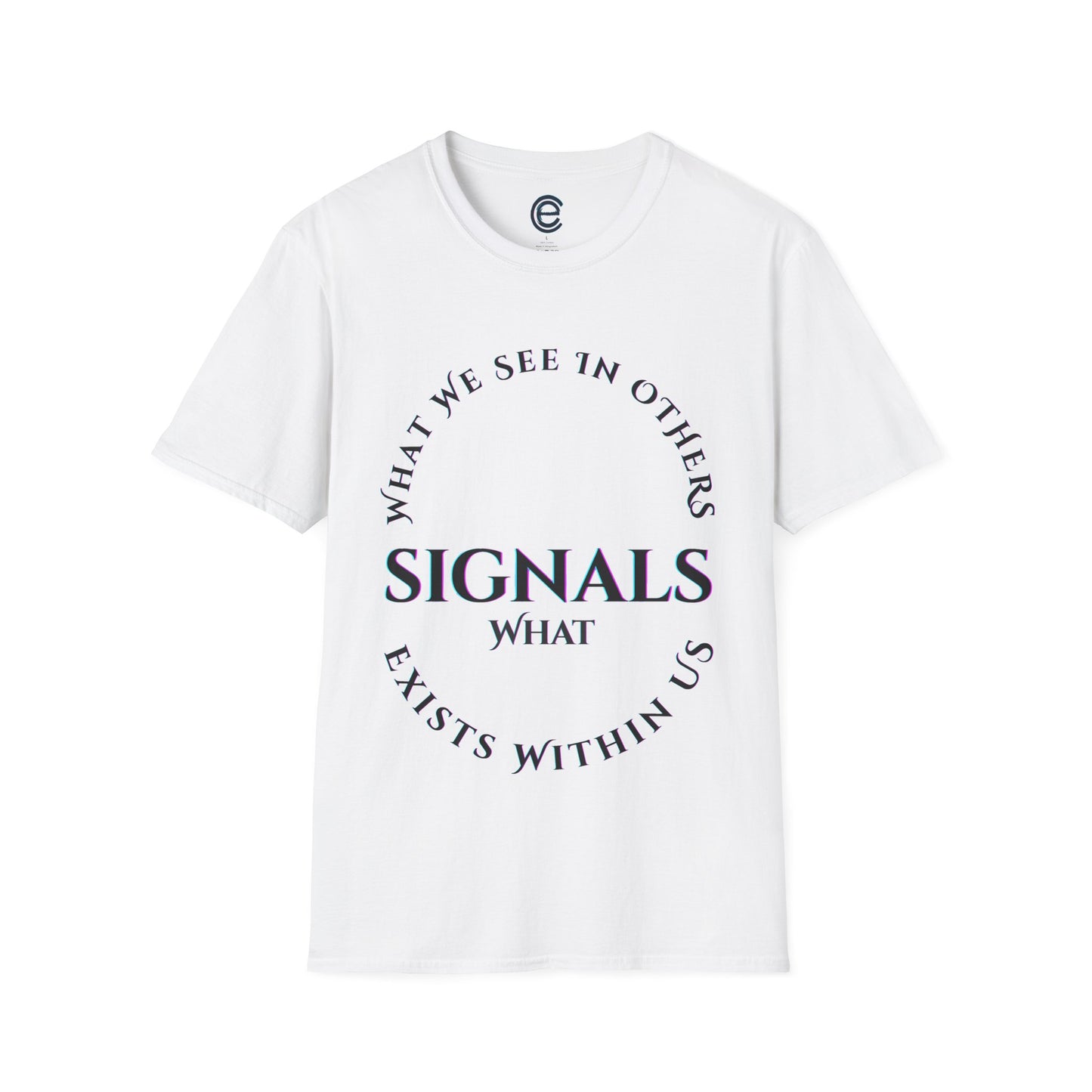 Exists Within Us v4 - White Graphic T-Shirt