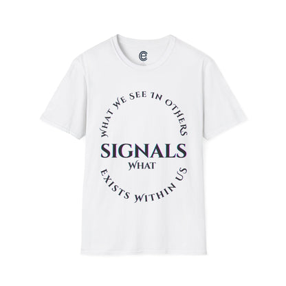 Exists Within Us v4 - White Graphic T-Shirt