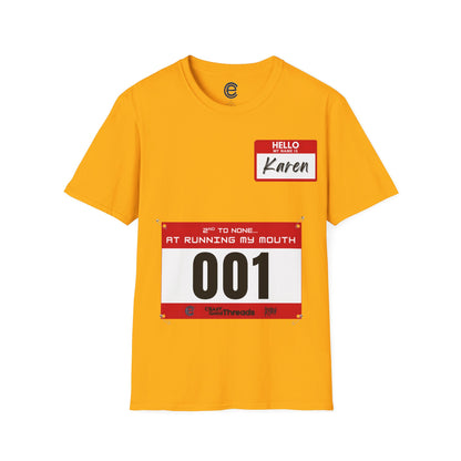 Hello, My Name is Karen - Gold Graphic T-Shirt