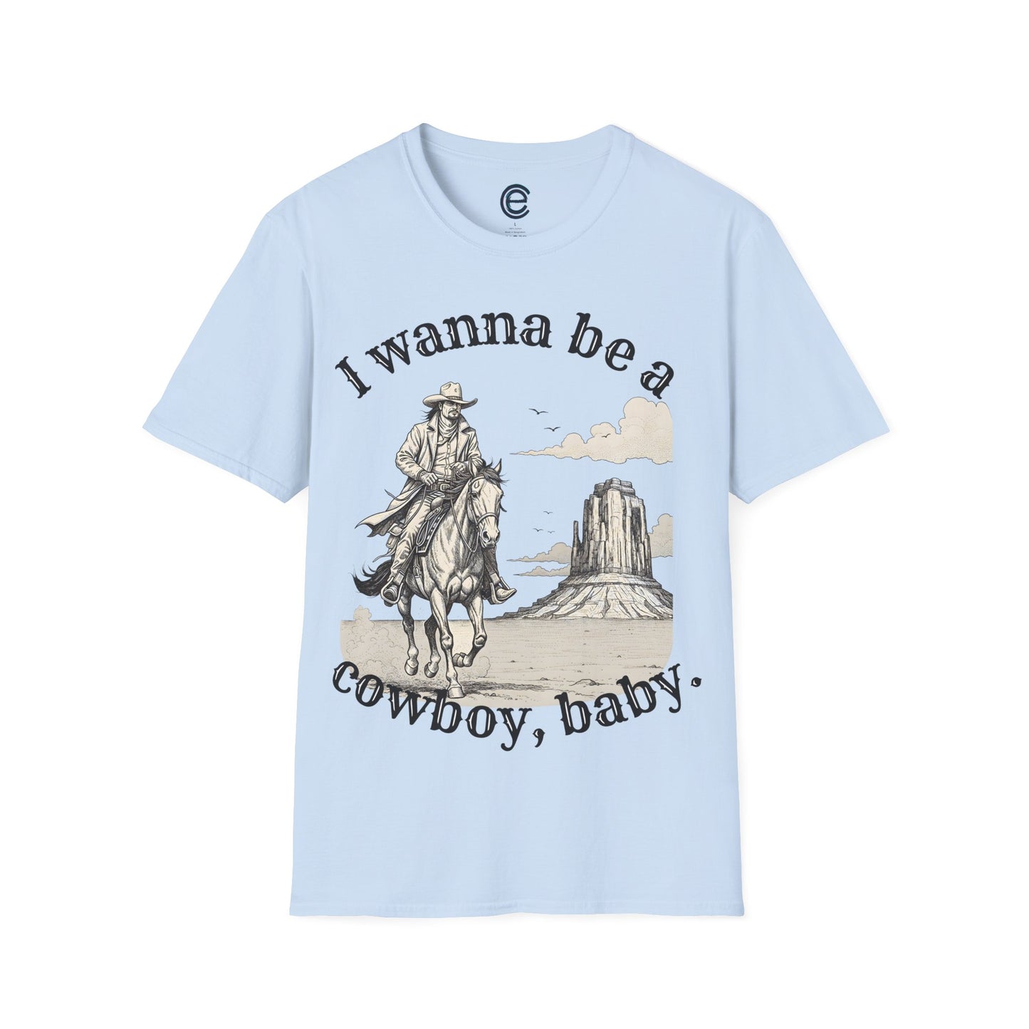 I Wanna Be A Cowboy - Daisy Graphic T-Shirt