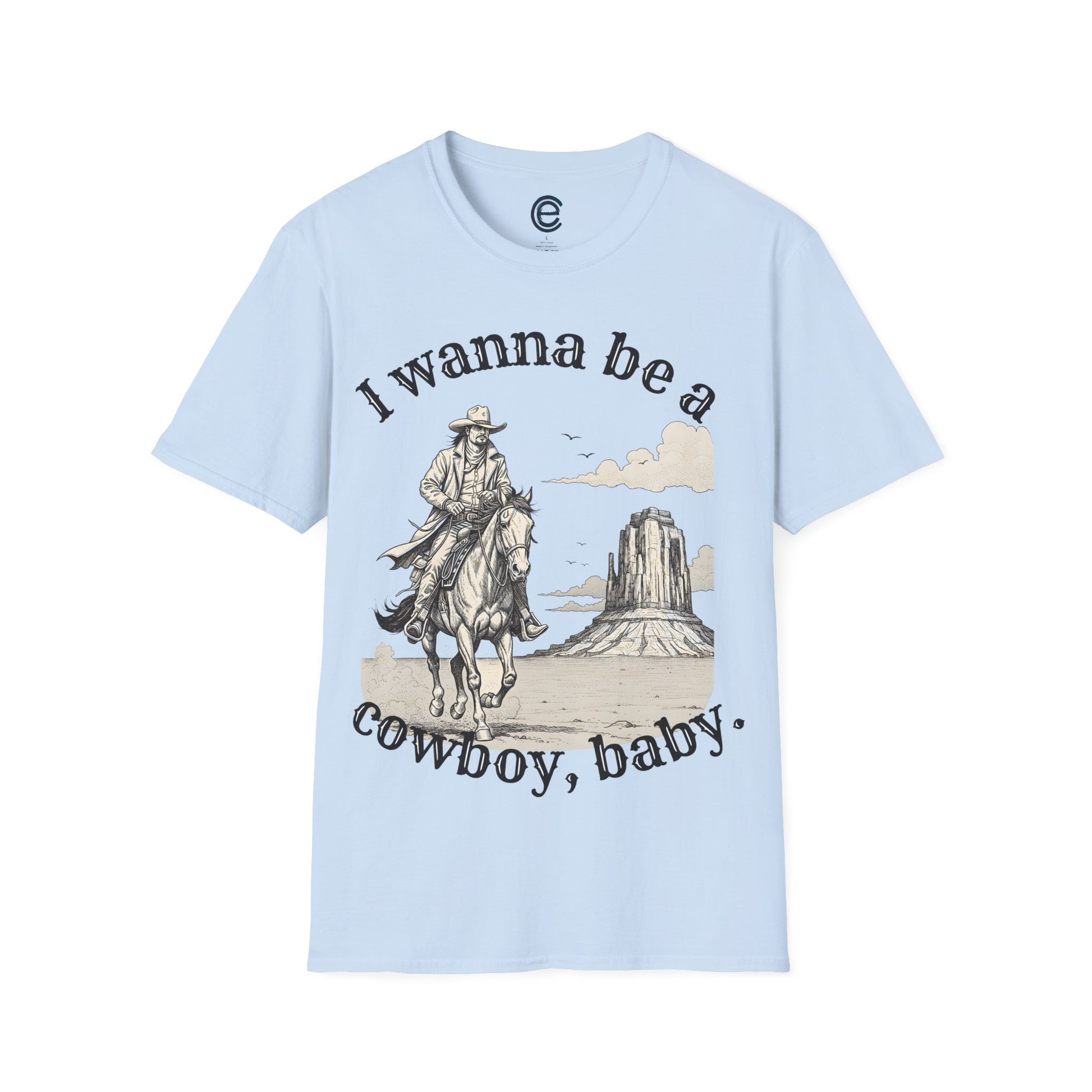 I Wanna Be A Cowboy - Daisy Graphic T-Shirt