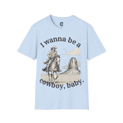 I Wanna Be A Cowboy - Daisy Graphic T-Shirt