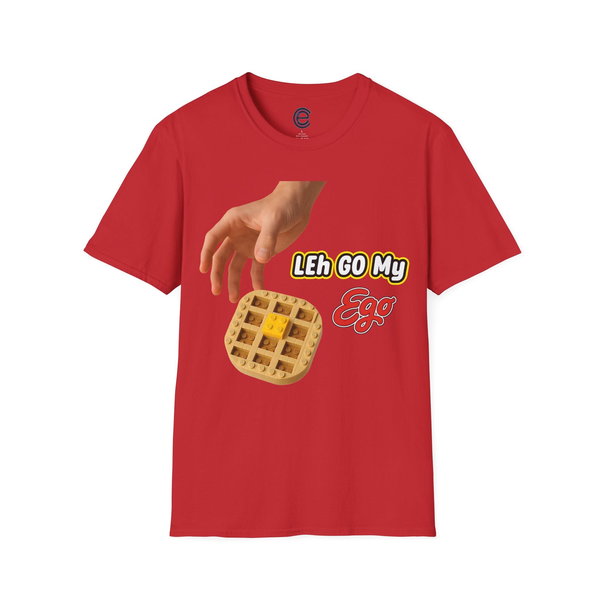 LEh GO My Ego - Red Graphic T-Shirt