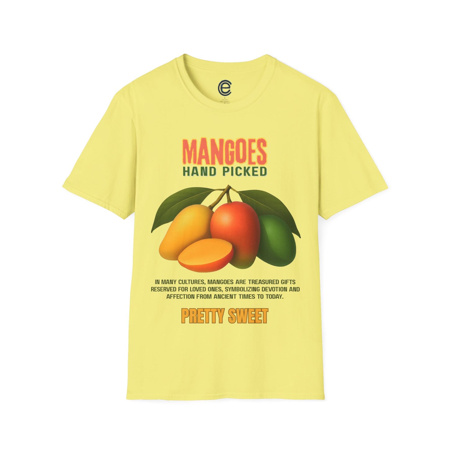 Mangoes Hand Picked - Cornsilk Graphic T-Shirt