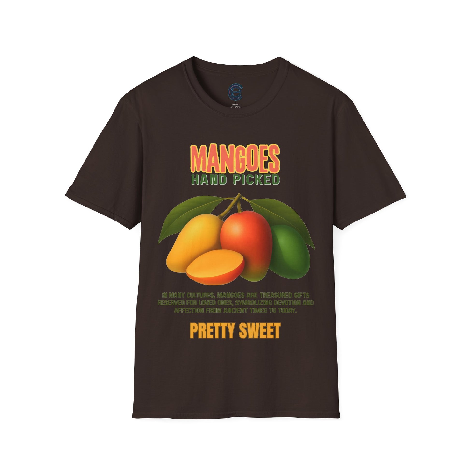 Mangoes Hand Picked - Dark Chocolate Graphic T-Shirt
