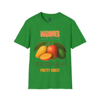 Mangoes Hand Picked - Irish Green Graphic T-Shirt