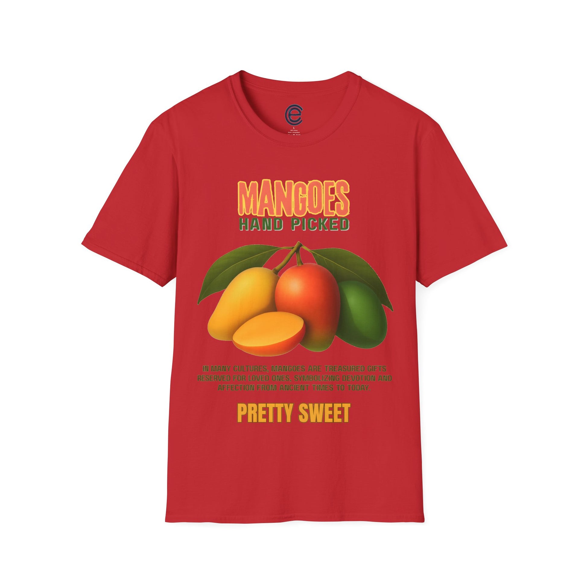 Mangoes Hand Picked - Red Graphic T-Shirt