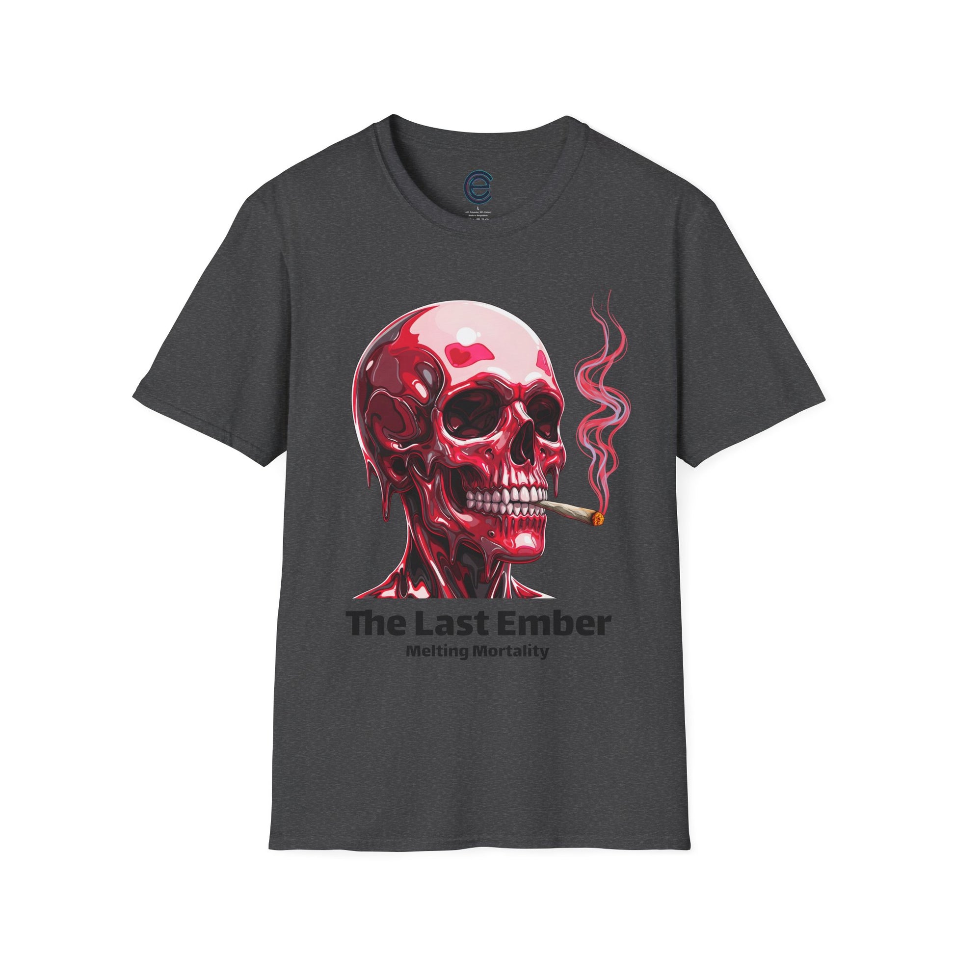 Melting Mortality - Dark Heather Graphic T-Shirt