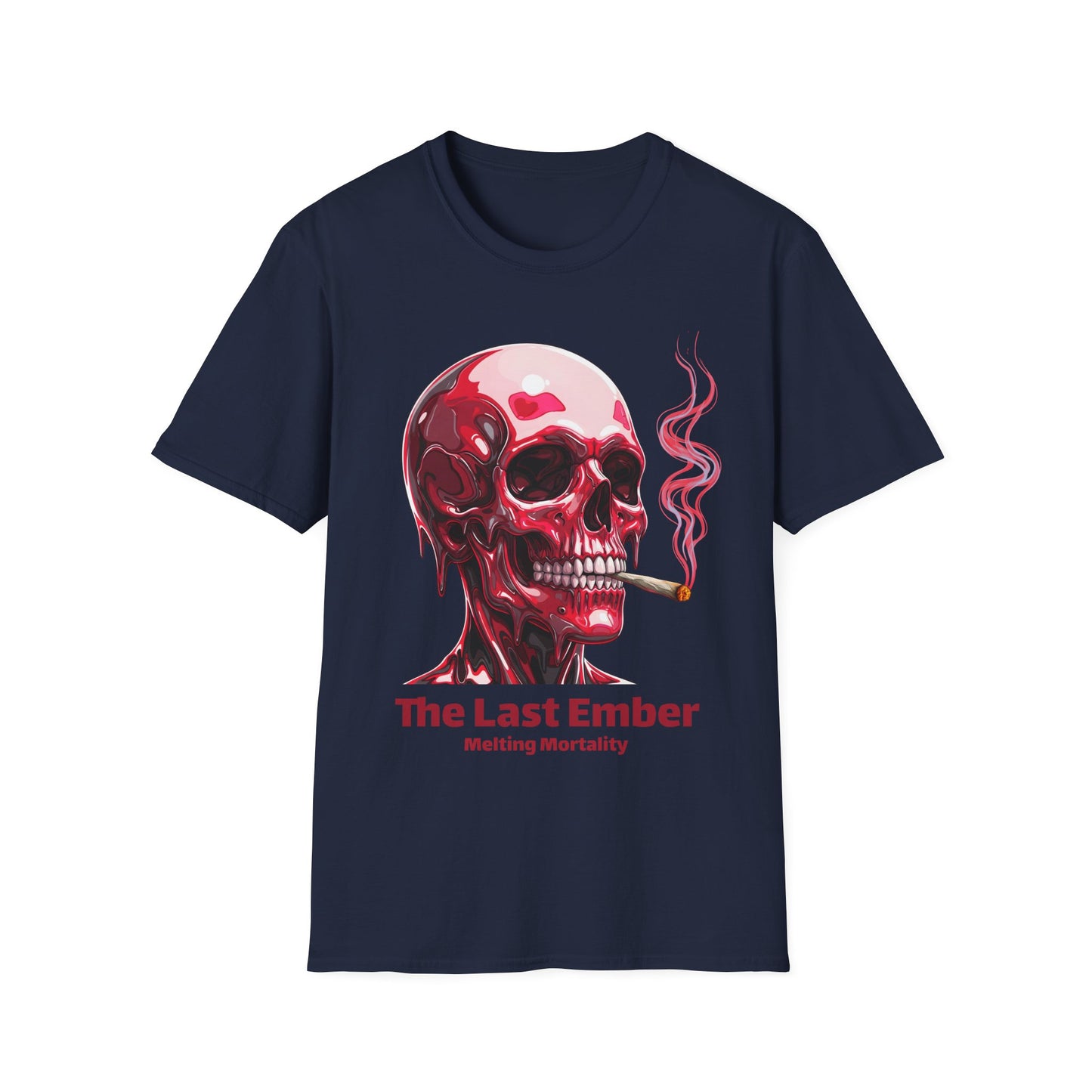 Melting Mortality - Navy Graphic T-Shirt