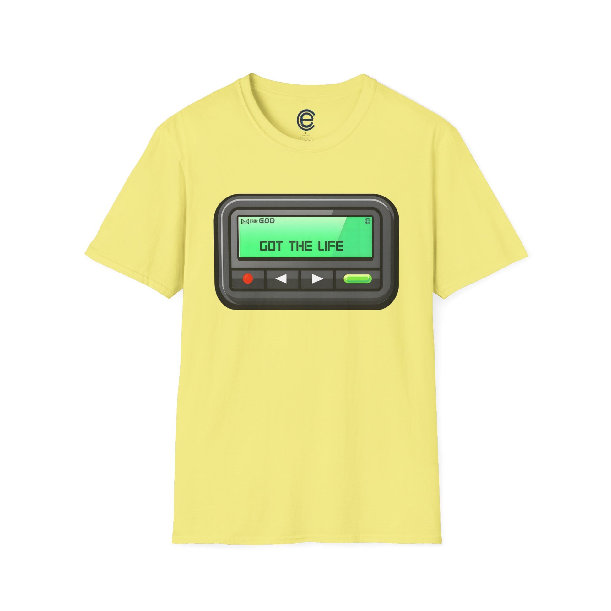 Msg from God - Cornsilk Graphic T-Shirt