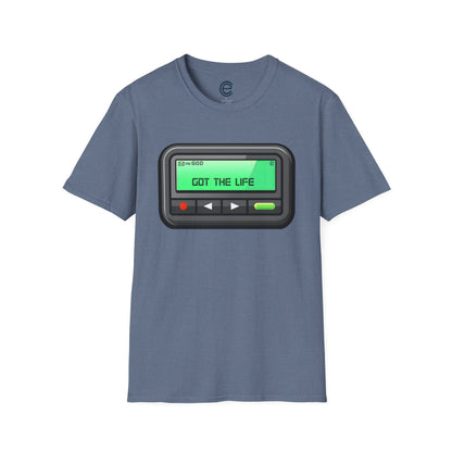 Msg from God - Heather Indigo Graphic T-Shirt