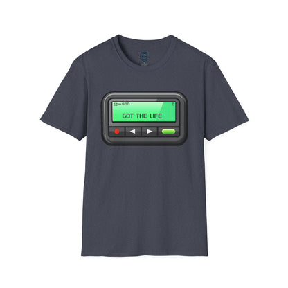 Msg from God - Heather Navy Graphic T-Shirt