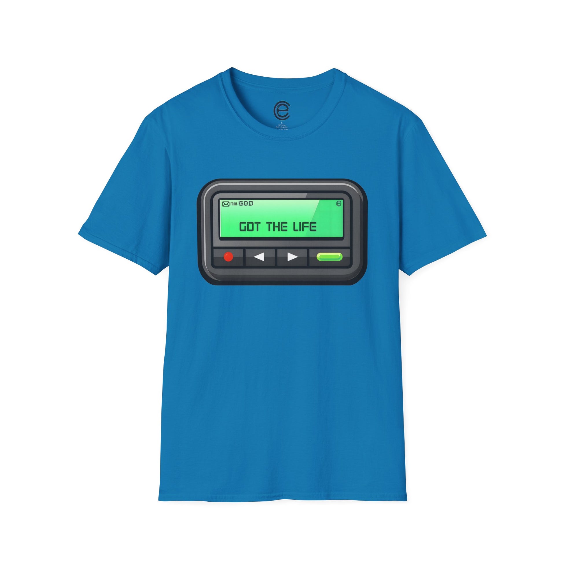 Msg from God - Sapphire Graphic T-Shirt
