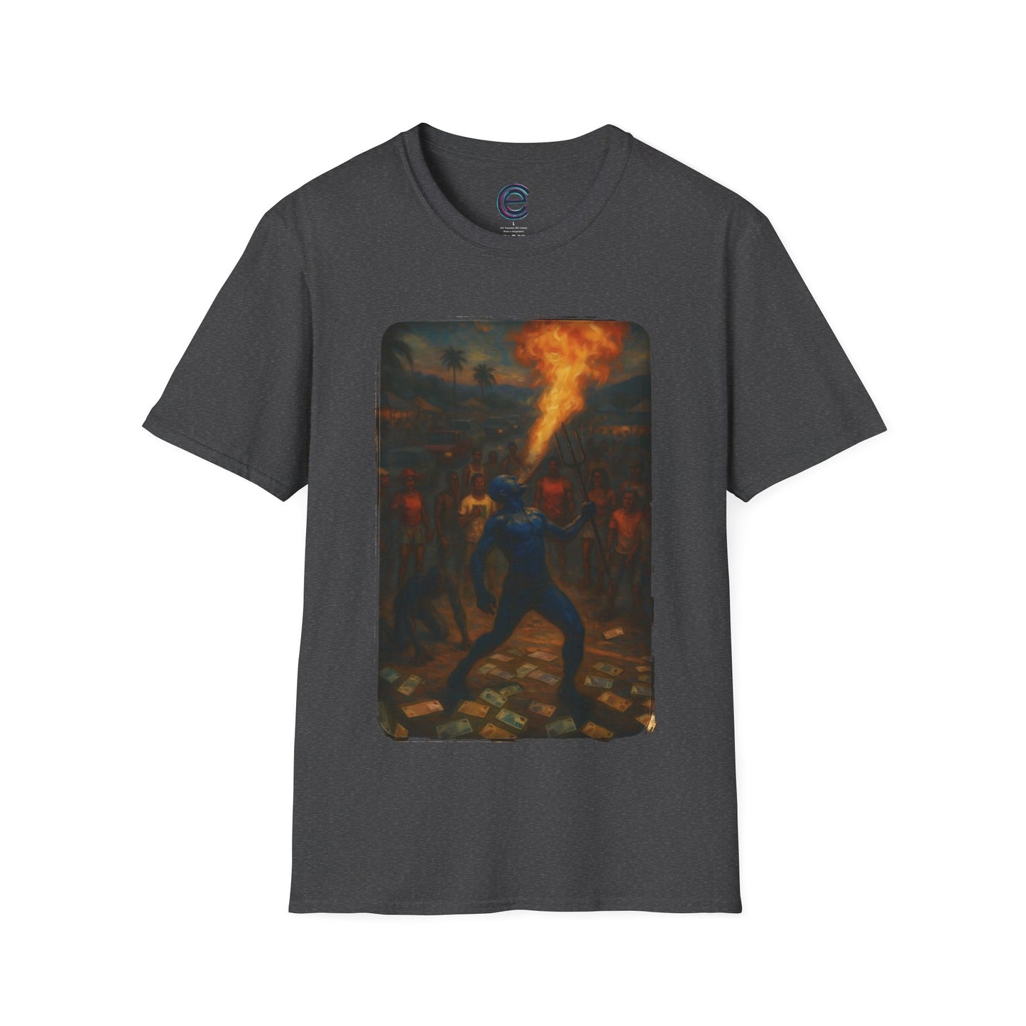 Pay The Devil - Gold Graphic T-Shirt