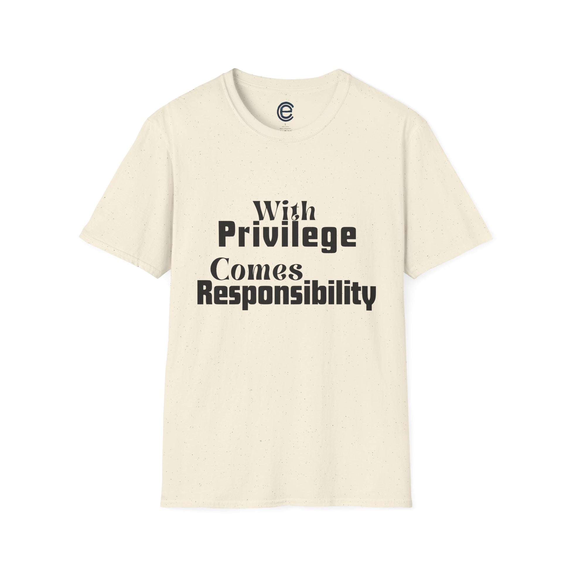 Privilege & Responsibility - Natural Graphic T-Shirt