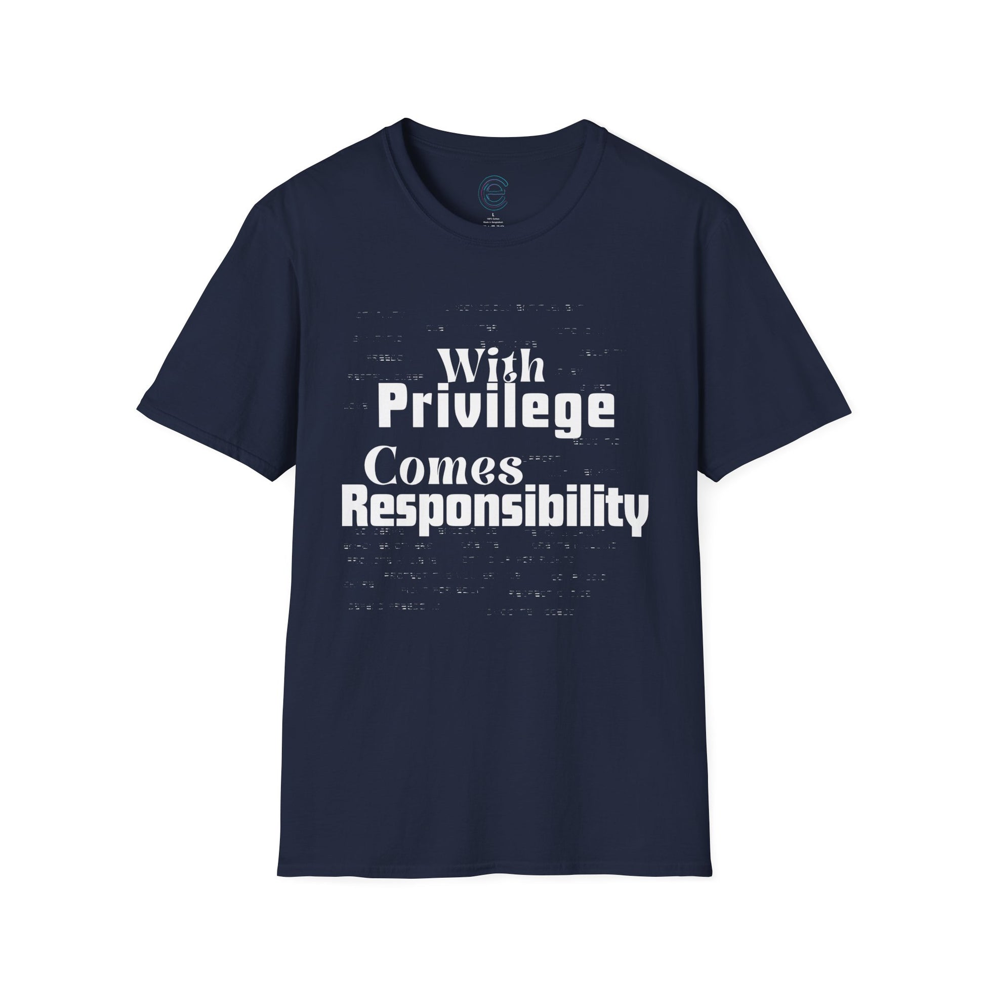 Privilege & Responsibility - Navy Graphic T-Shirt