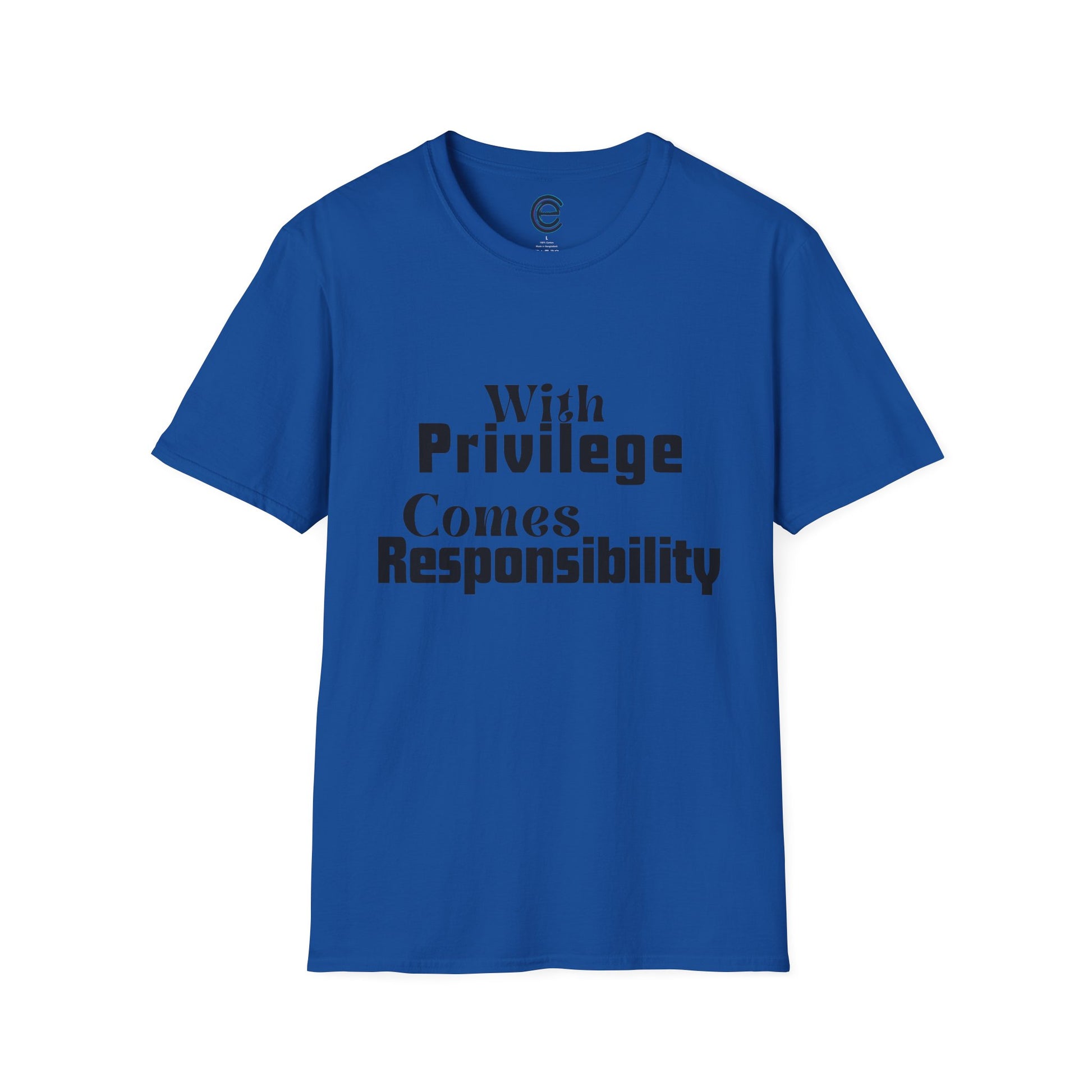Privilege & Responsibility - Royal Graphic T-Shirt