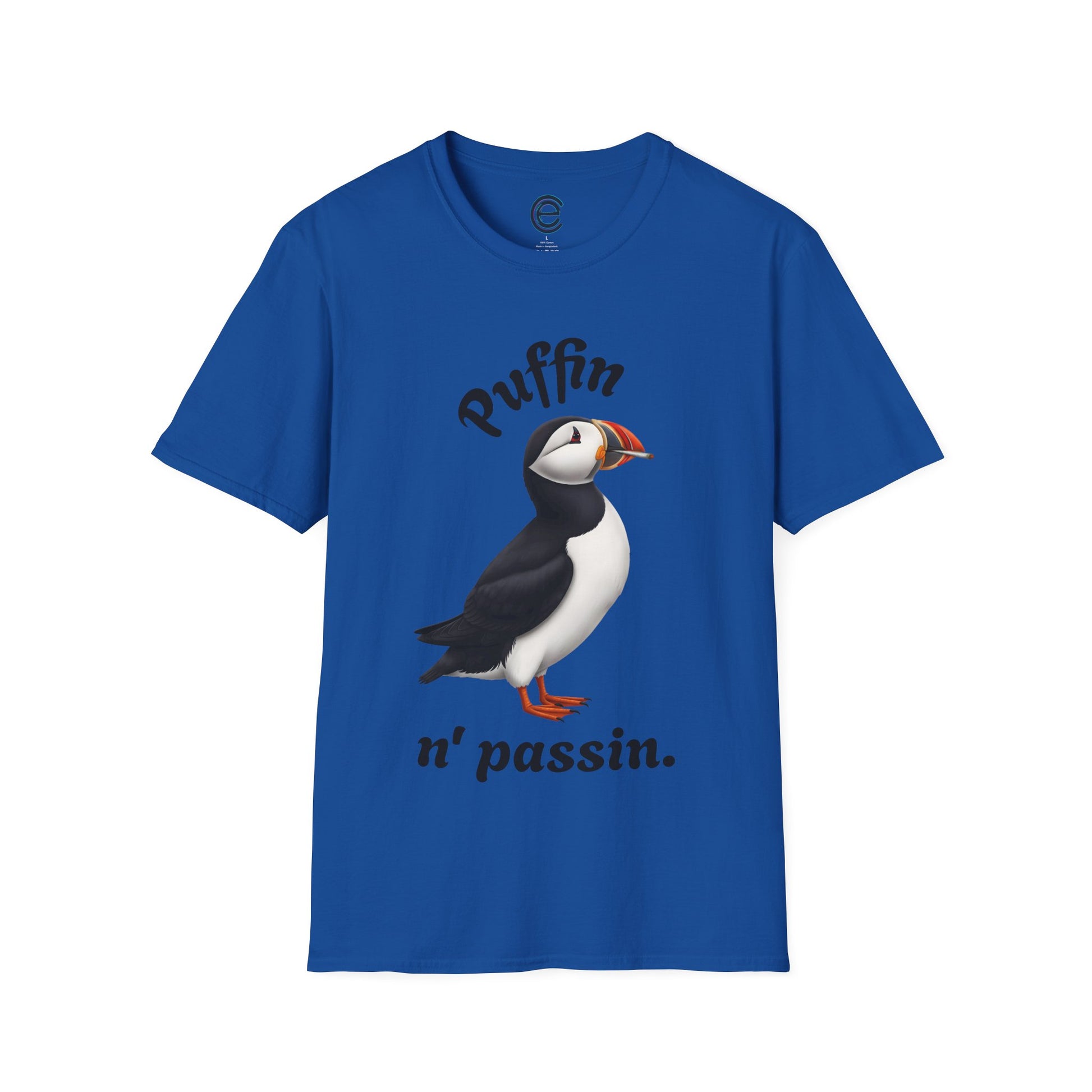 Puffin n' Passin - Royal Graphic T-Shirt