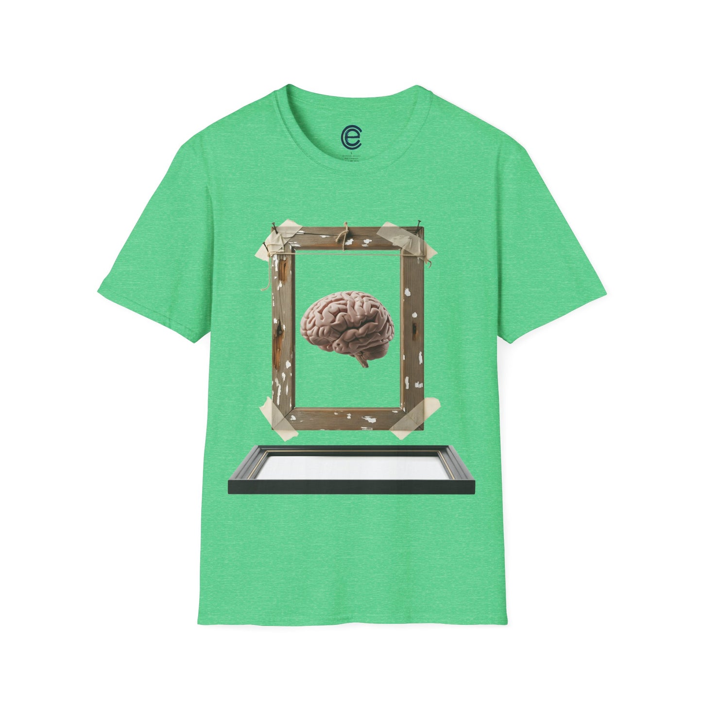 Reframe Your Thoughts - Heather Irish Green Graphic T-Shirt