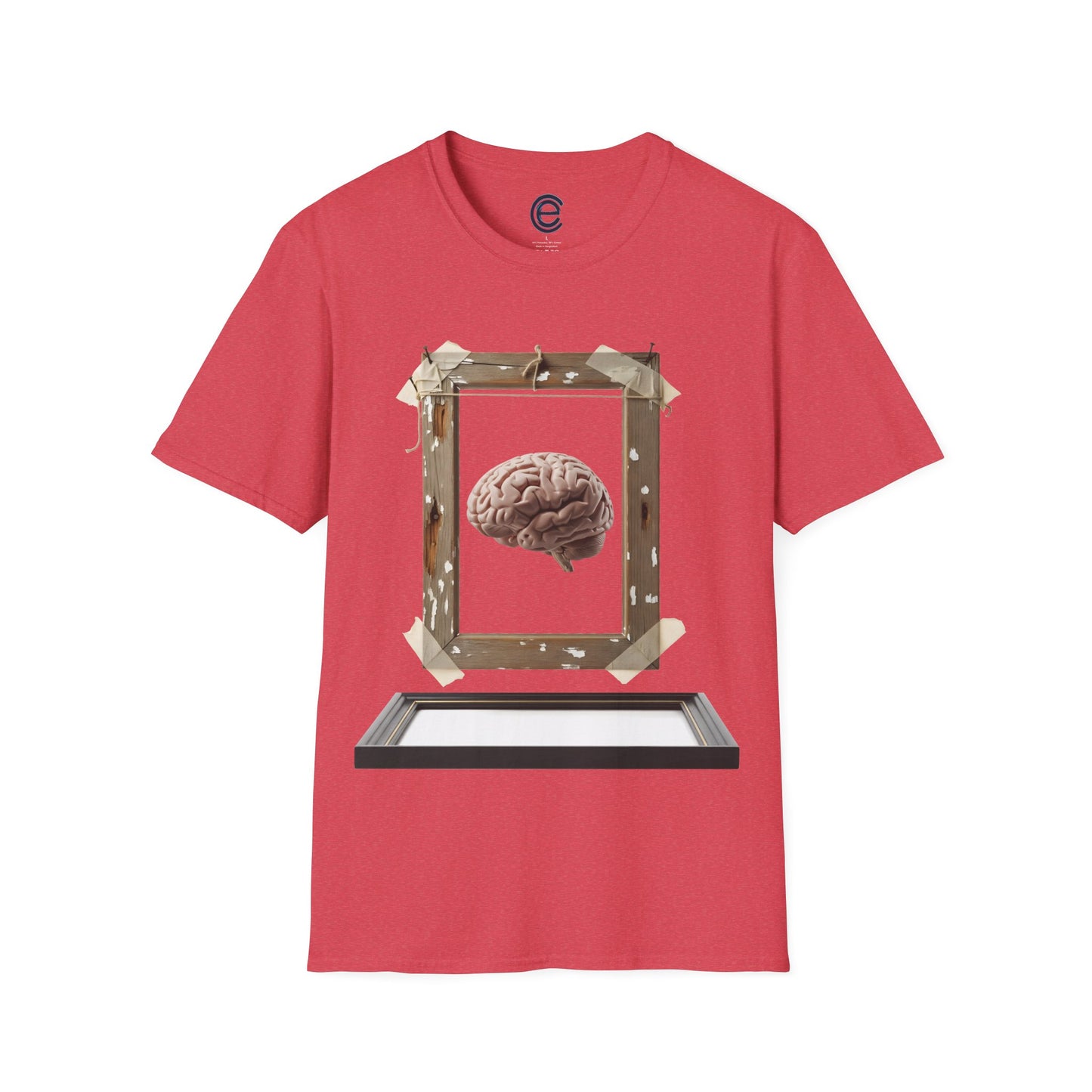 Reframe Your Thoughts - Heather Red Graphic T-Shirt