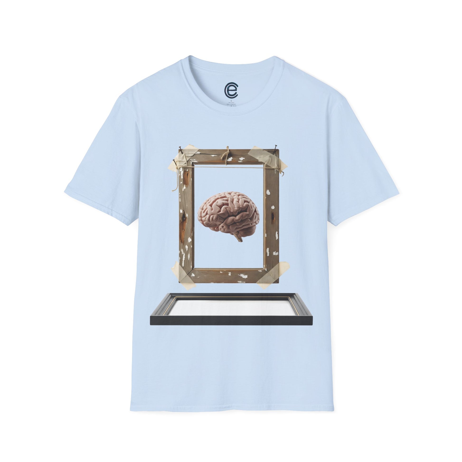 Reframe Your Thoughts - Light Blue Graphic T-Shirt
