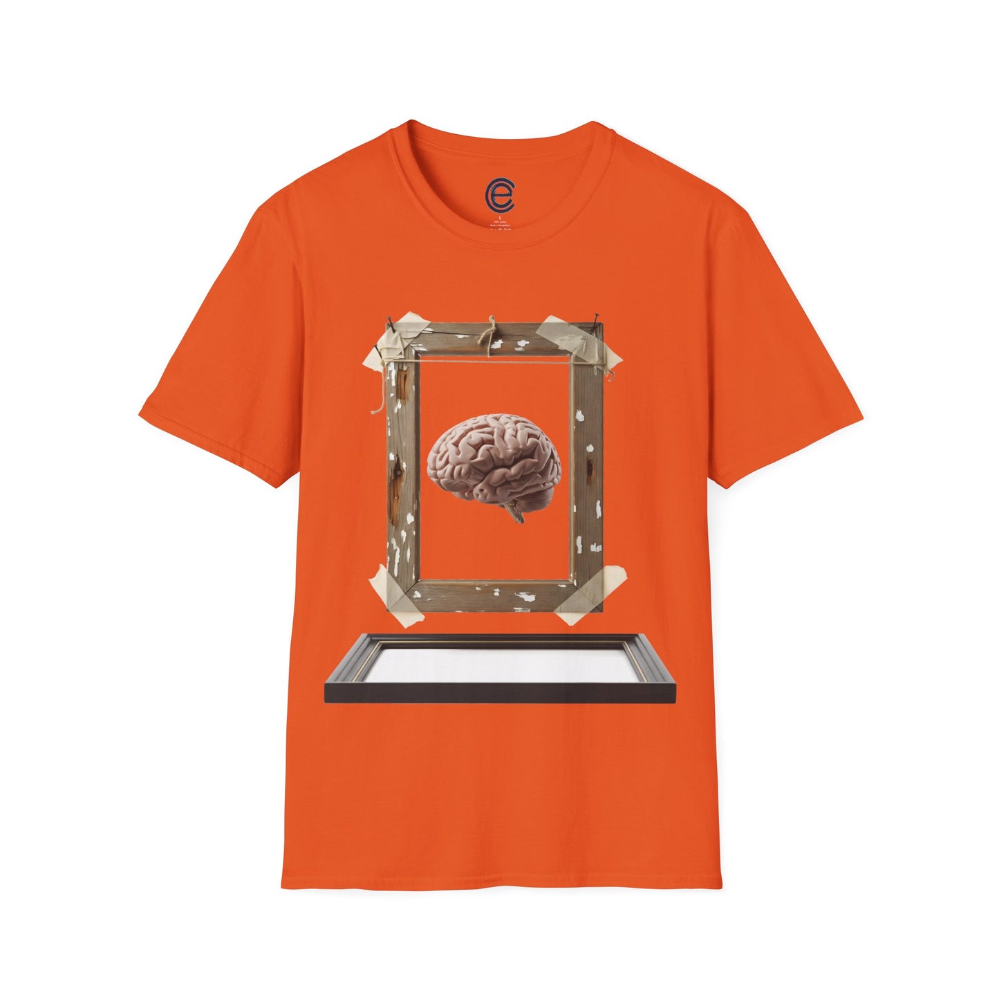 Reframe Your Thoughts - Orange Graphic T-Shirt