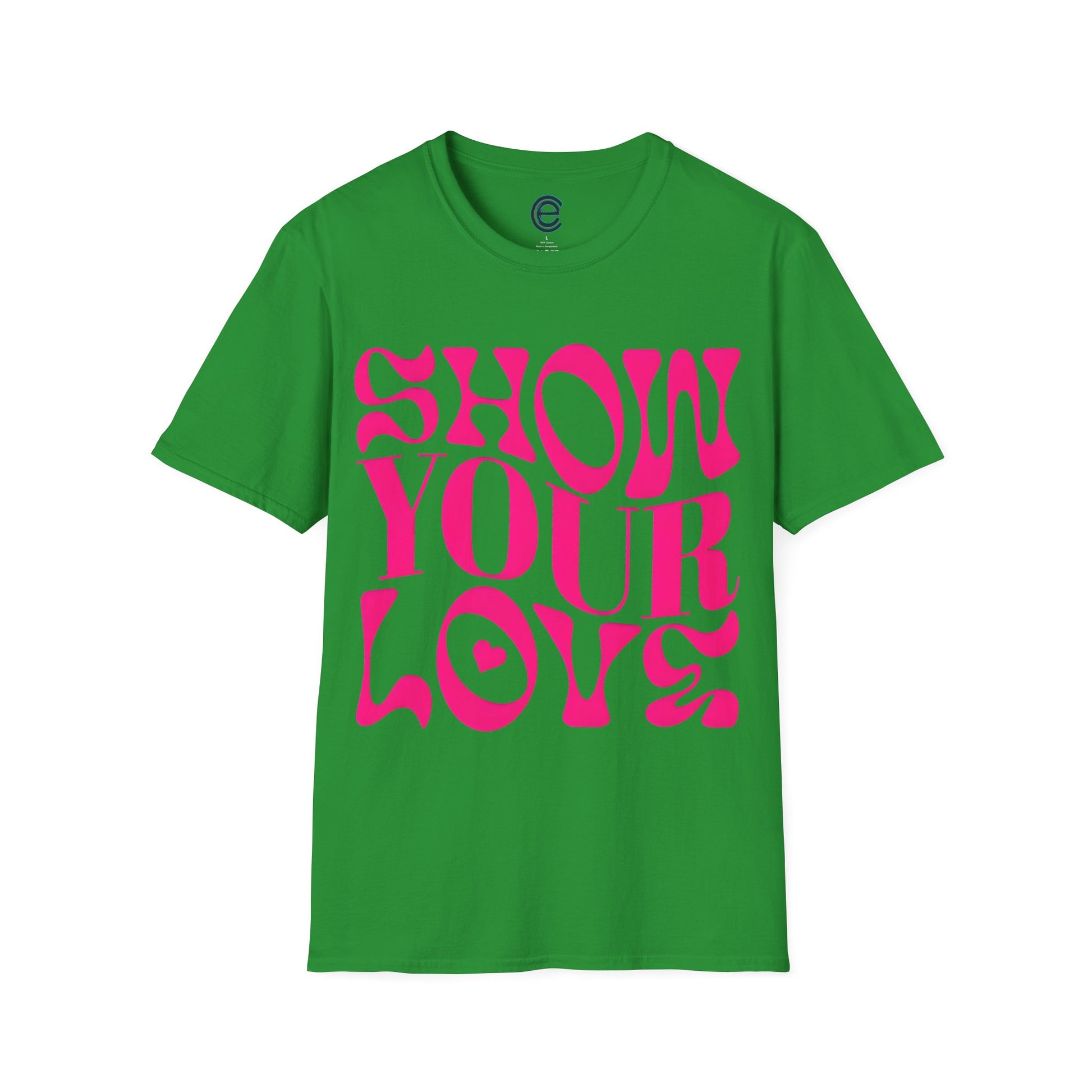Show Your Love - Heather Royal Graphic T-Shirt