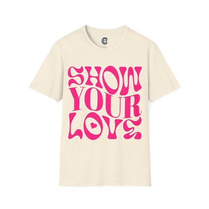 Show Your Love - Irish Green Graphic T-Shirt