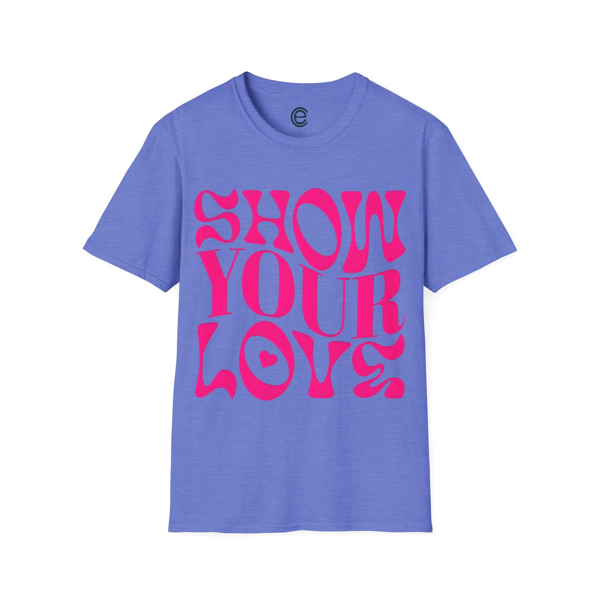 Show Your Love - Natural Graphic T-Shirt