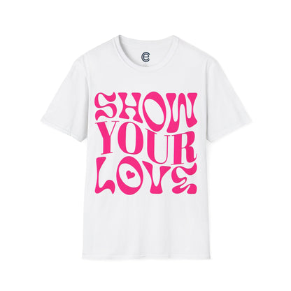 Show Your Love - Navy Graphic T-Shirt