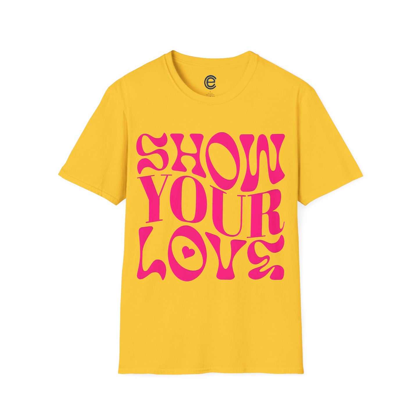 Show Your Love - Red Graphic T-Shirt
