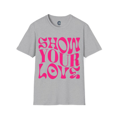 Show Your Love - Royal Graphic T-Shirt