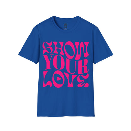 Show Your Love - Sapphire Graphic T-Shirt