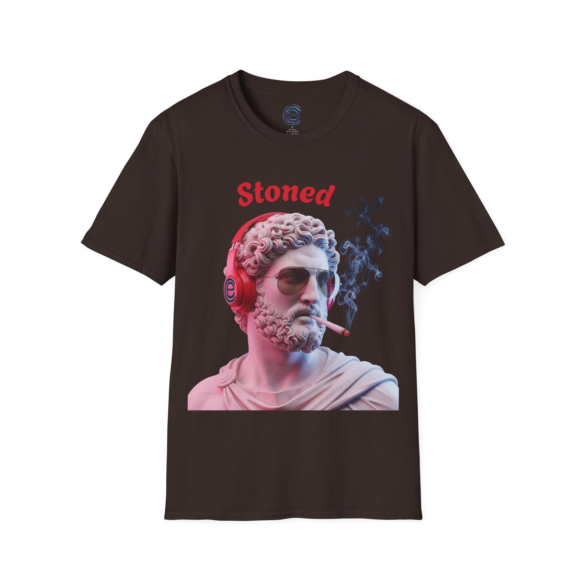 Stoned Smoker - Cornsilk Graphic T-Shirt