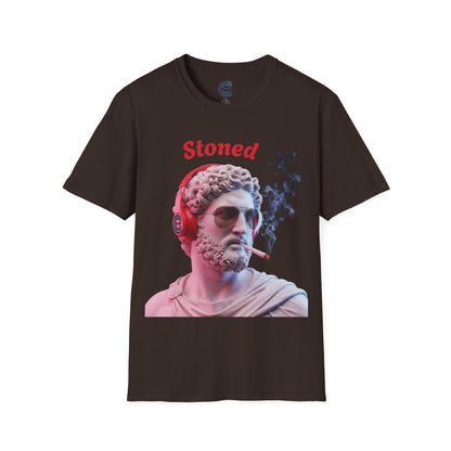 Stoned Smoker - Cornsilk Graphic T-Shirt