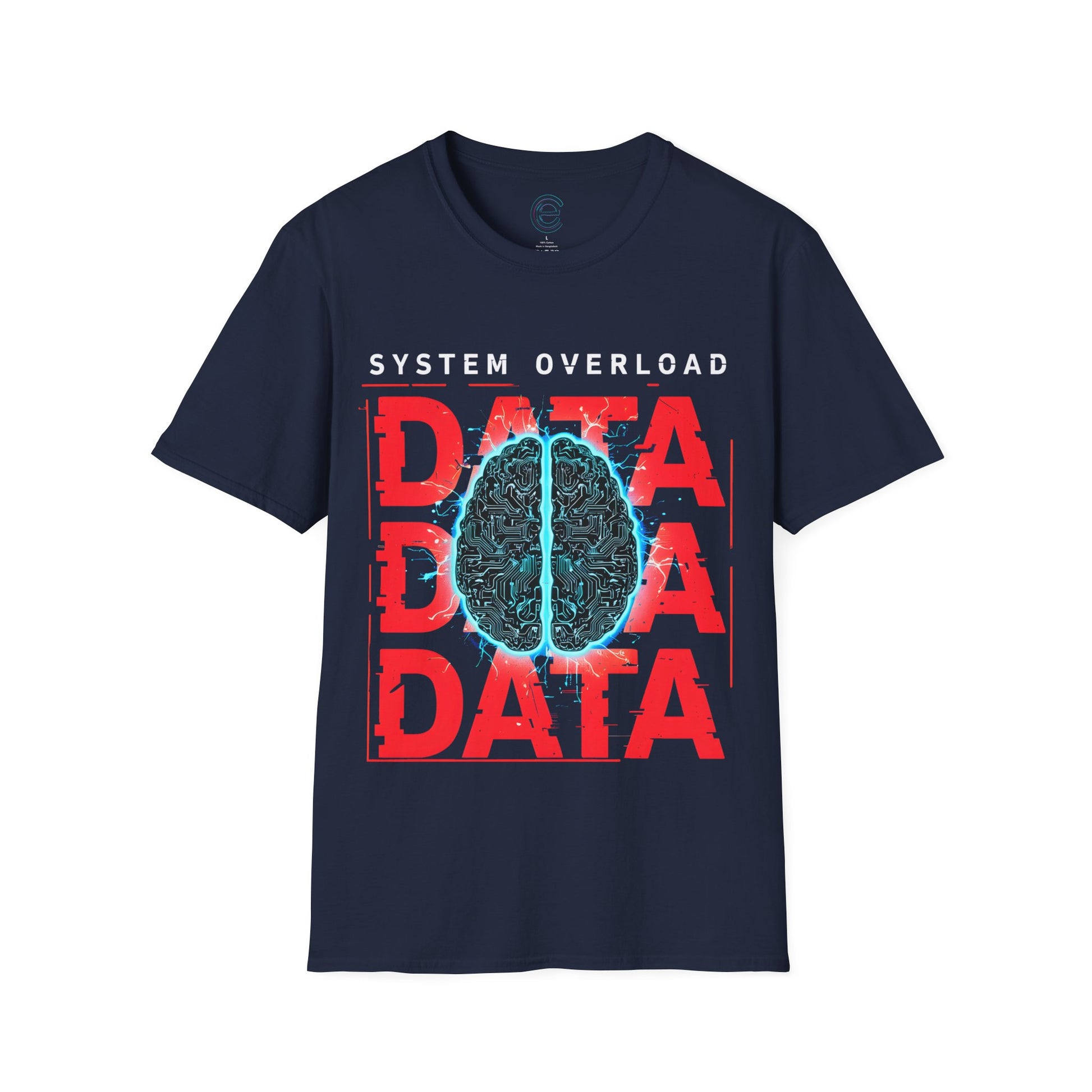 System Overload - Navy Graphic T-Shirt