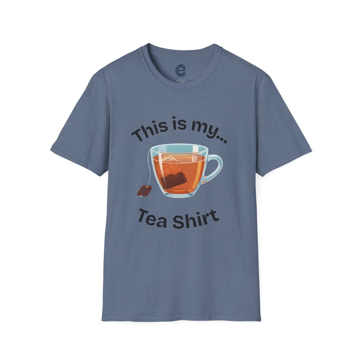 This Is My Tea-Shirt - Heather Indigo Graphic T-Shirt