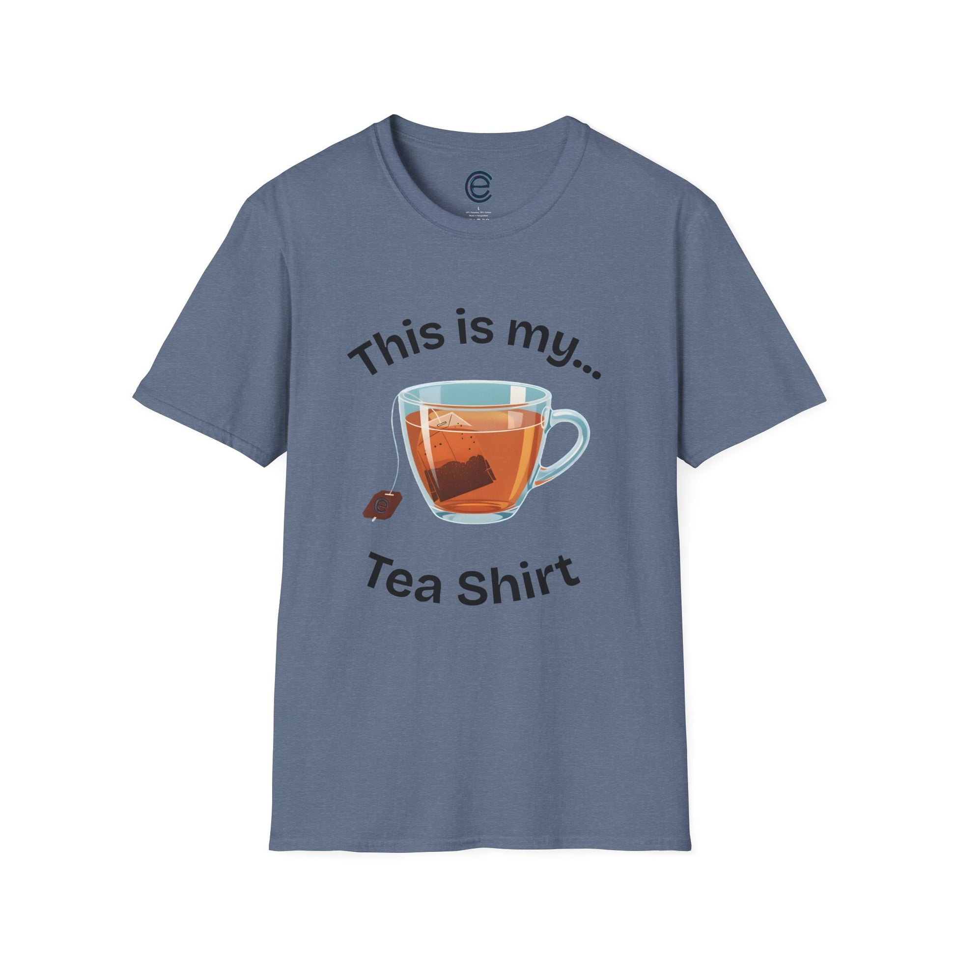 This Is My Tea-Shirt - Heather Indigo Graphic T-Shirt